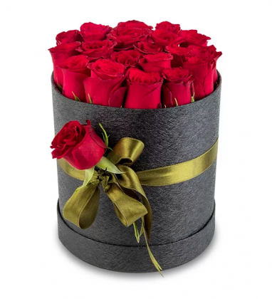 Kutuda 20 Kırmızı Güller
